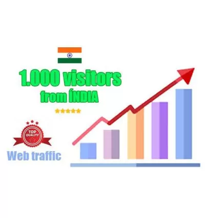 Genuine visitors from India to any type of site