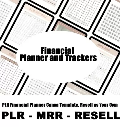 Financial Planner and Trackers with Resell Rights