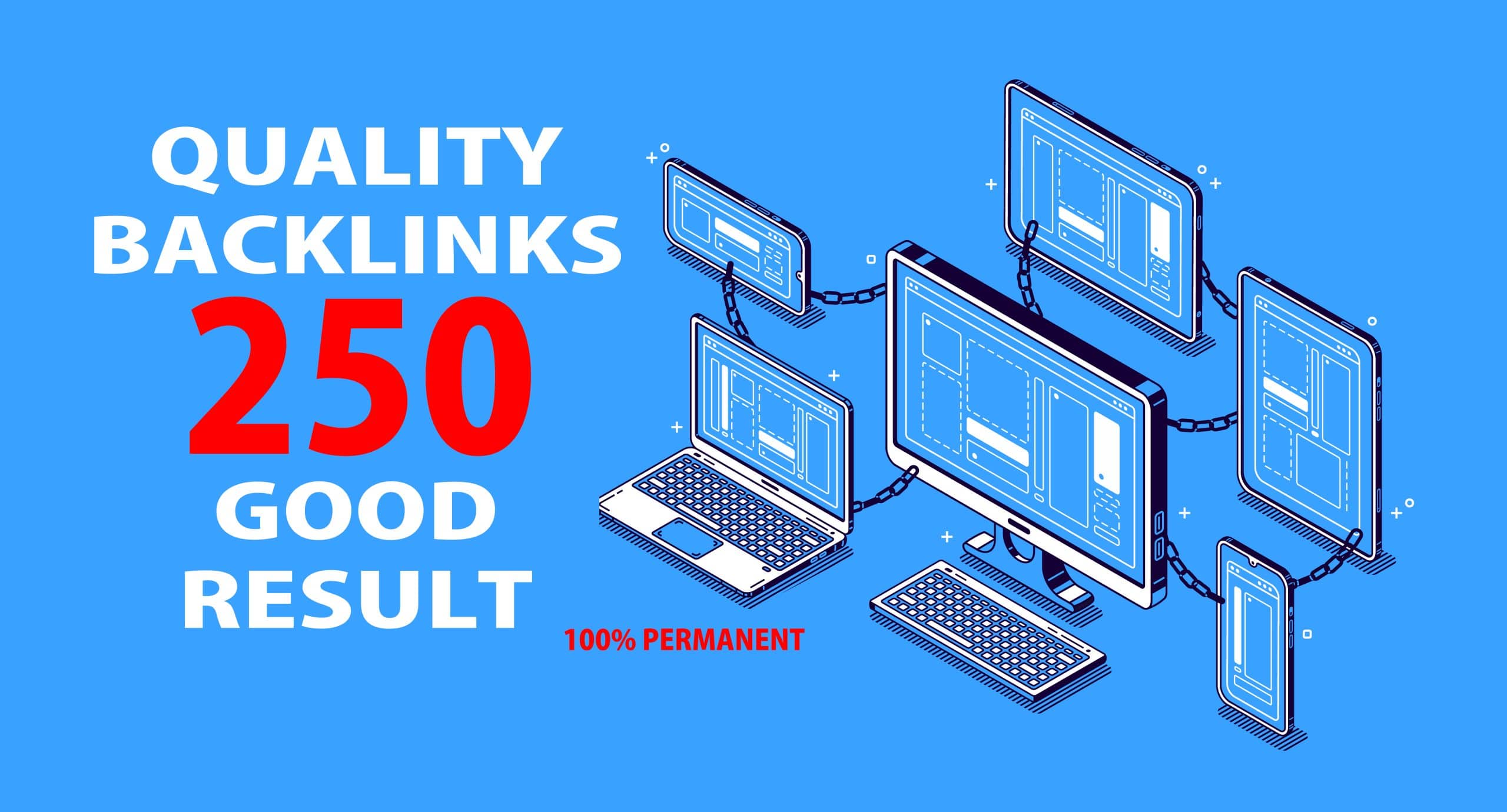 23710I will create 250 unique high profile SEO backlinks