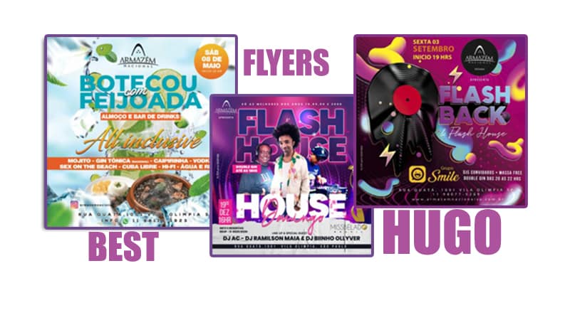 23460Flyers for night clubs and events